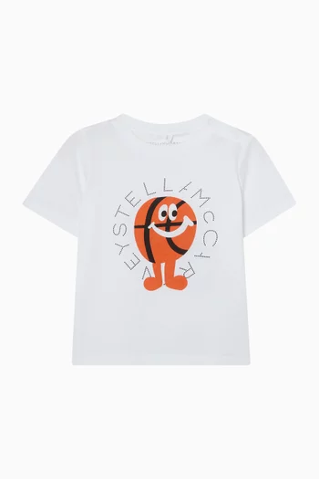 Baseball Logo T-shirt in Cotton