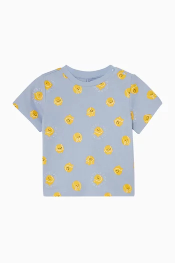 تي شيرت بطبعة بيسبول