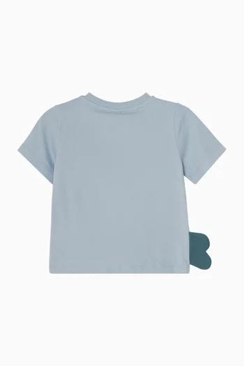 تي شيرت بطبعة حوت