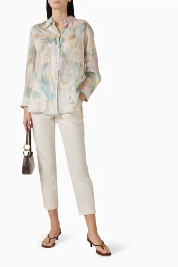 Polka-dot Shirt in Silk