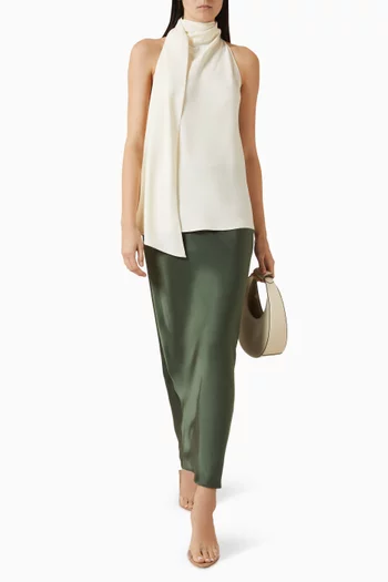 تنورة طويلة ستان