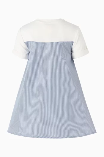 Striped Bow Detail Dress