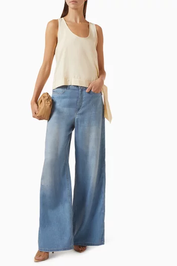 Wide-leg Pants in Denim