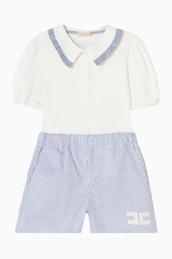 Polo Shirt in Cotton-blend