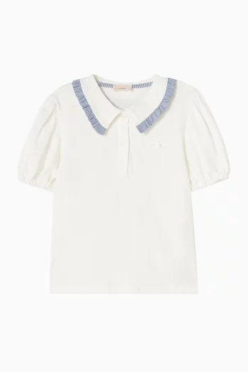 Polo Shirt in Cotton-blend