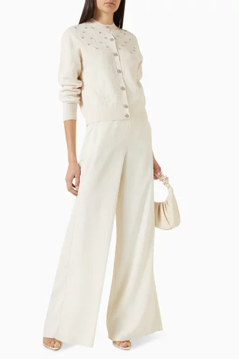 Cardigan in Viscose & Cotton