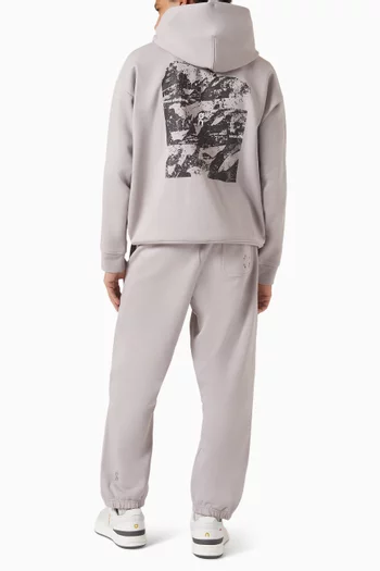 كنزة بغطاء رأس كلوب كولكتيف جيو مزيج قطن