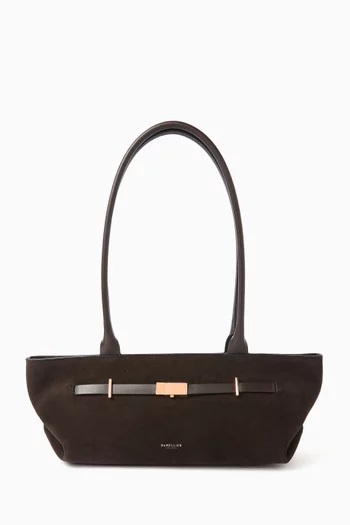 The New York Shoulder Bag in Suede
