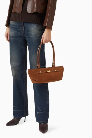 The New York Shoulder Bag in Suede