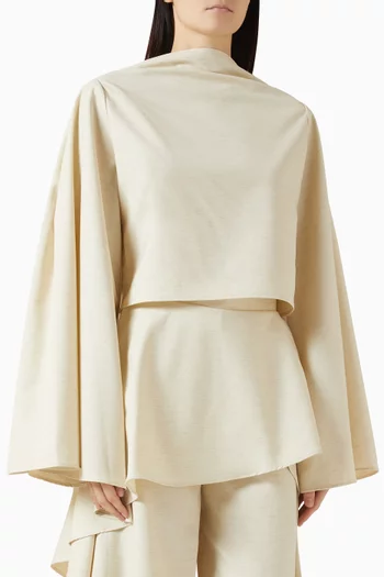 بلوزة ايدين بطبقات متعددة