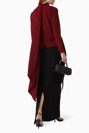 بلوزة آيفي بدرابيه