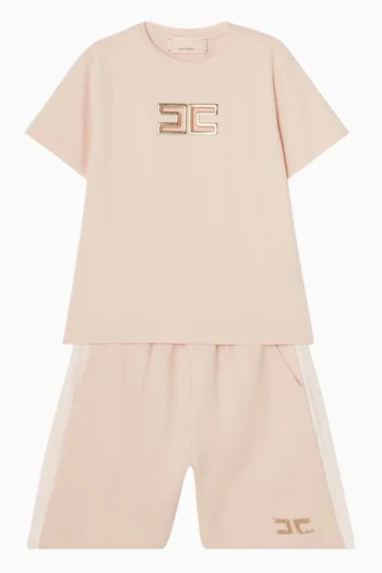 Logo Shorts in Cotton