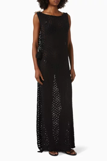 Angles Maxi Dress in Knit