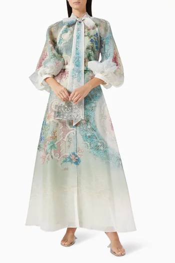 Selora Bow-neck Dress in Organza