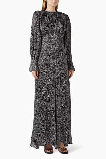 فستان ليندا بنقشة