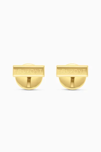 Monogram 1872 Cufflinks in Stainless Steel
