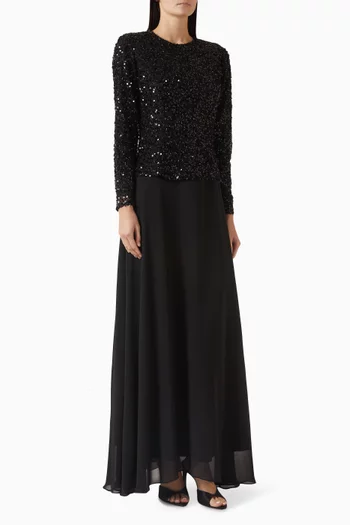 Sequin-embellished Dress