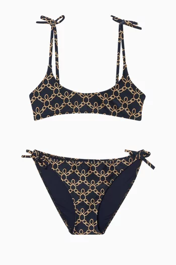 Turtle Chain Two-piece Bikini Set