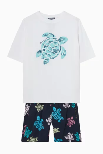 Turtle Oversize T-shirt in Cotton