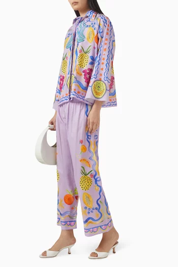 طقم ابي بتصميم متناسق