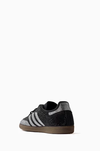 سنيكرز سامبا او جي مرصع بالكريستال أسفل الكاحل