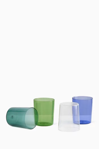 طقم أكواب كبيرة بألوان شتوية، 4 قطع