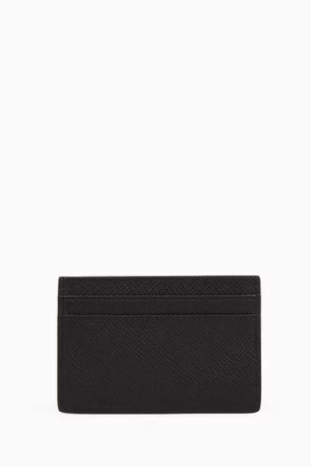 Flat Card Holder in Panama Leather