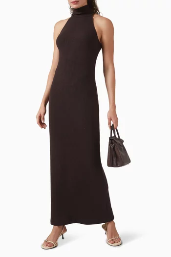 Turtleneck Maxi Dress