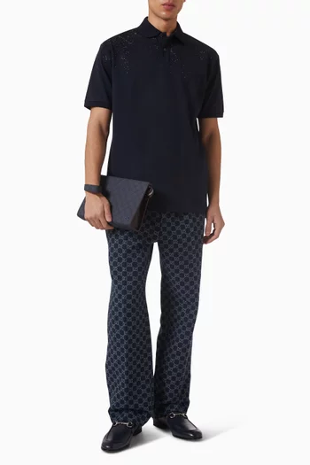 Small Pouch in GG Supreme Canvas