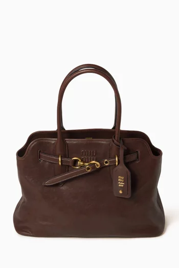 Aventure Top-handle Bag in Leather