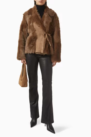 Verena Luscious Jacket in Shearling