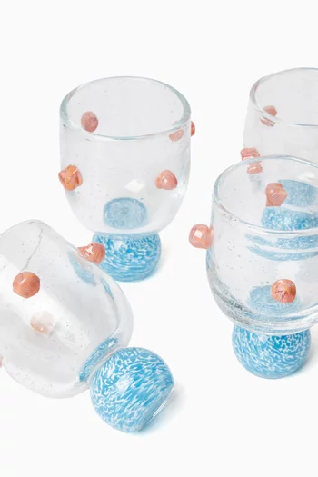 Dotty Glass Tumblers, Set of 4