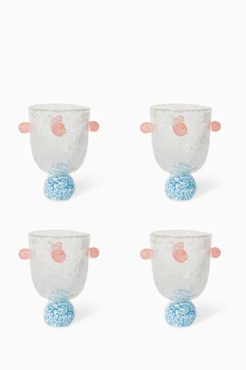 Dotty Glass Tumblers, Set of 4