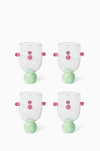 Dotty Glass Tumblers, Set of 4