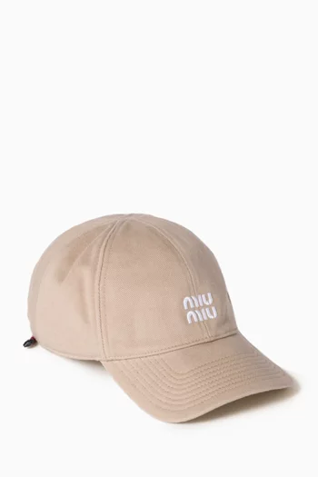 كاب بيسبول مطرز بشعار الماركة دينم