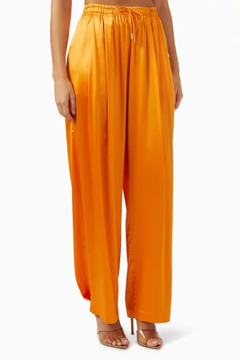 Sana Wide-leg Pants in Satin
