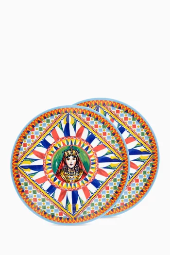 طقم أطباق عشاء ريجينا بورسلين، قطعتان