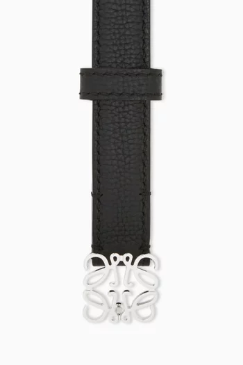 Anagram Belt in Calfskin