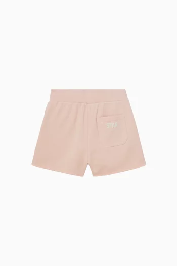 Star Shorts in Cotton Fleece