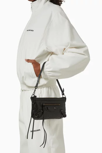 حقيبة صغيرة لو سيتي بحمالة جلد ماعز أرينا