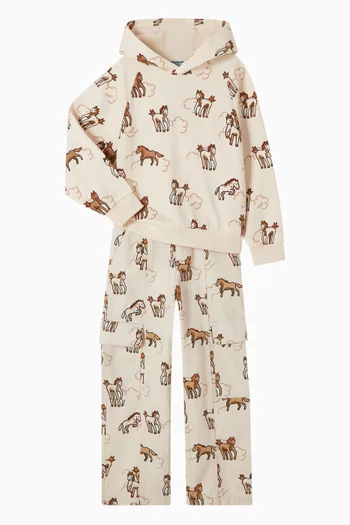 Lunar New Year Oversized Hooded Sweatshirt