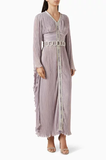 Moroccan Pleated Kaftan