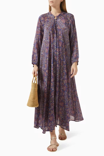 Fiore Printed Maxi Dress