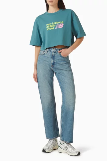 تي شيرت أثلتيكس بريميوم بقصة قصيرة