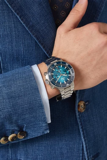 Aquis Chronograph Watch, 43.5mm