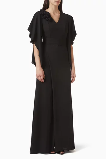 فستان برباط على الخصر شيفون