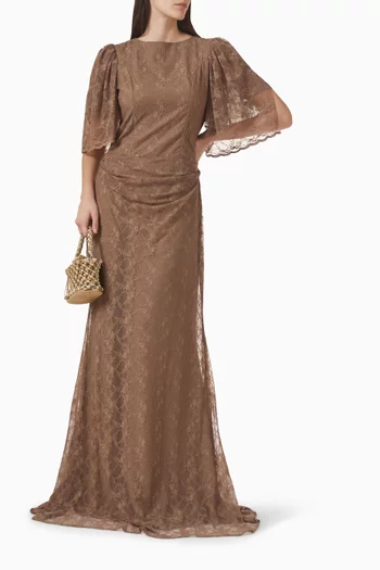 فستان بدرابيه دانتيل