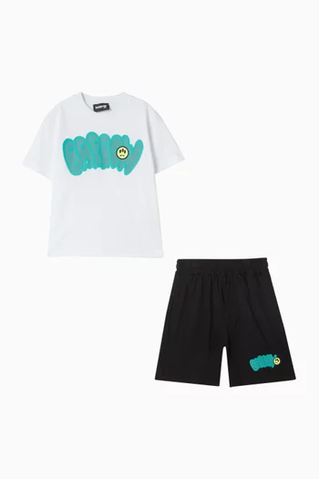 Smiley T‑shirt & Shorts Set