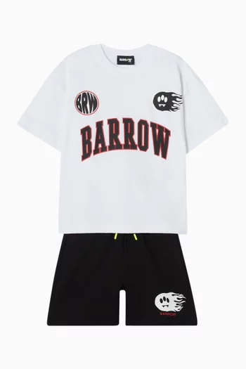 Logo Sweatshorts in Cotton