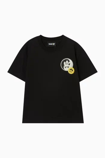 تي شيرت بطبعة قطن